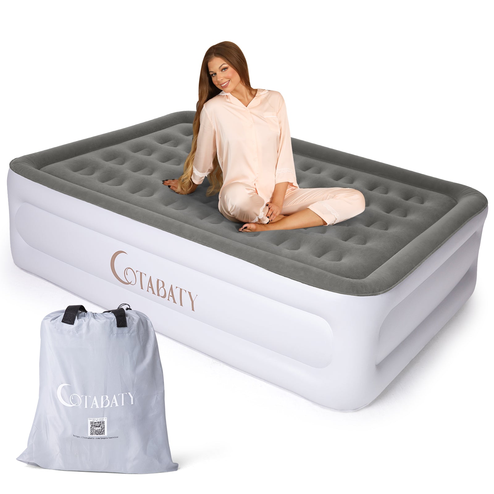 Luxury blow deals up mattress